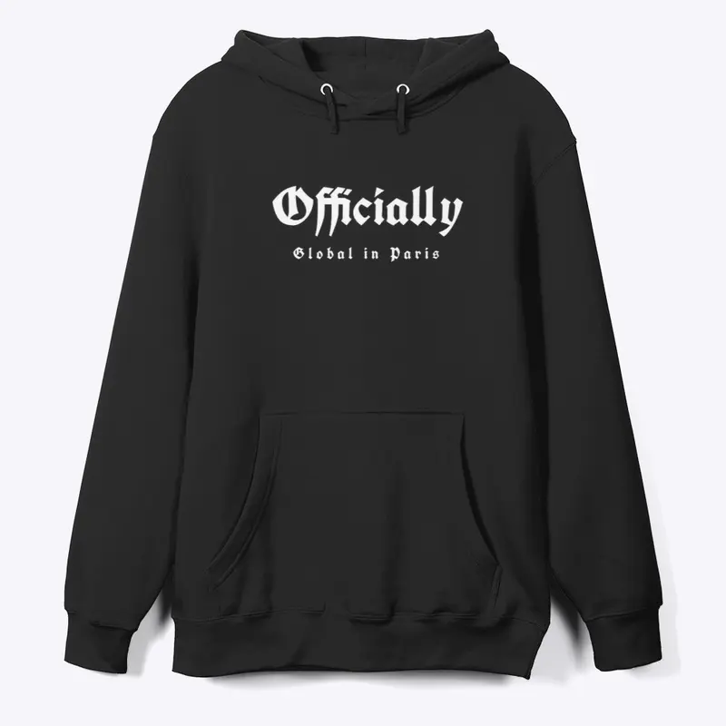 Officially Global Black Hoodie 